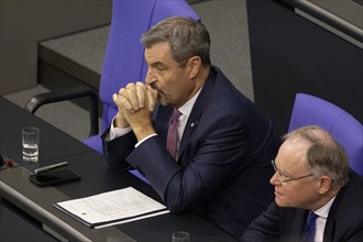 Markus Söder (Minister President of the Free State of Bavaria and Chairman of the CSU) and Stephan