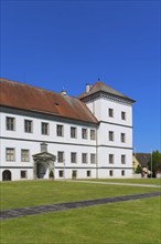 Meßkirch Castle, Castle of the Counts of Zimmern, Zimmern Castle, regular four-wing castle complex,