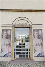 Brake Castle, entrance to the Weser Renaissance Museum, Lemgo, North Rhine-Westphalia, Germany,