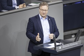 Ralph Lenkert, Member of the German Bundestag (Die LINKE), delivers a speech in the plenary session