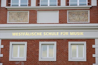 Westphalian School of Music in the former Natural History Museum, Münster, North Rhine-Westphalia,