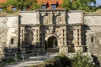 Gate, Prunktor in the fortress wall, fortress wall of the Wülzburg fortress, Renaissance