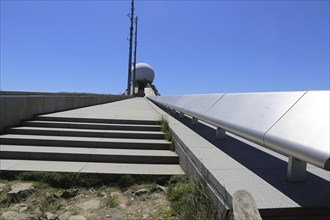 Radar station on the summit of the Grand Ballon, at 1, 424 metres the highest peak in the Vosges