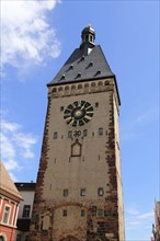 The Altpörtel at the end of Maximilianstraße in Speyer, Rhineland-Palatinate