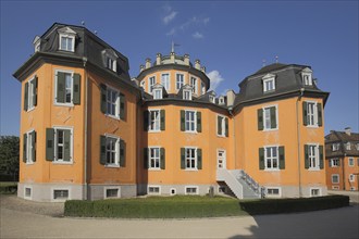 Baroque hunting lodge Eremitage in Waghäusel, Baden-Württemberg, Germany, Europe