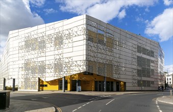 Rose Lane car park building, Mountergate, Norwich, Norfolk, England, UK opened 2016