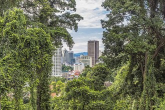 A modern city surrounded by jungle, kuala lumpur, Malaysia, Asia