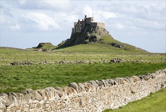 Lindisfarne Castle, Holy Island, Northumberland, England, UK