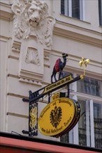 Restaurant Zum Schwarzen Kameel, Bognergasse, shopping alleyway, 1st district, Vienna, Austria,