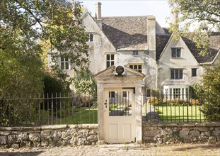 Historic Avebury manor house building, Avebury, Wiltshire, England, UK