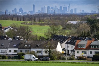 View from the village of Weilbach, a district of Flörsheim am Main in the Main-Taunus district of