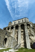 Sisteron. The keep and the Chapelle-Notre-Dame of the Citadel, Alpes-de-Haute-Provence.