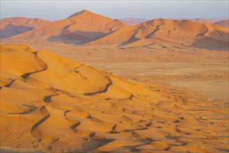 Sand dunes in the Rub Al Khali desert, the world's largest sand desert, Empty Quarter, Oman, Asia