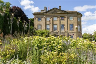 Manor House building and gardens, American museum, Claverton near Bath, Somerset, England, UK