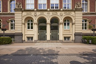 Regional and district court on Königstraße in Duisburg, Ruhr area, independent city, North