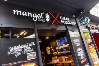 Coming soon here: Lukas Podolski opens his kebab snack bar Mangal in Stuttgart. Stuttgart,