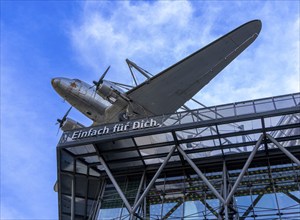 Sultana bomber on the roof of the Museum of Technology, Berlin, Germany, Europe