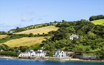 Boats and Yachts on Kingsbridge Estuary in Salcombe and Mill Bay, Batson Creek, Southpool Creek,