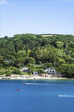 Boats and Yachts on Kingsbridge Estuary in Salcombe and Mill Bay, Batson Creek, Southpool Creek,