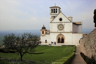 Basilica of San Francesco in Assisi, Umbria, Italy, Europe