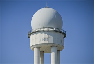 Radar tower, Tempelhof Airport, Tempelhof, Berlin, Germany, Europe