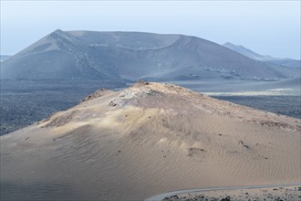 Volcanic landscape, Timanfaya National Park, Lanzarote, Canary Islands, Spain, Europe