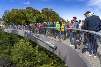 The Königsstuhl Skywalk on the chalk cliffs of Rügen, viewing platform on the famous Königsstuhl