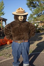 Lakewood, Colorado, Families enjoy the pre-Halloween Haunted Trail event at Bear Creek Lake Park.