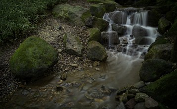 Mountain stream, torrent, waterfall, Merano, Meran, South Tyrol, Autonomous Province of Bolzano,