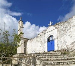 Exterior of Greek Orthodox church of Saint Mary, or Panagia Monastery, Dhermi, Albania, Europe