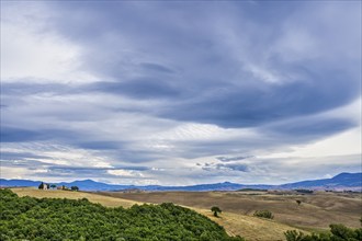 Landscape near San Quirico d'Orcia, Tuscany, Italy, Europe