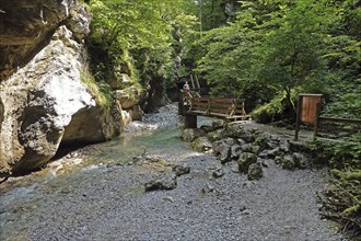 Seisenbergklamm gorge, natural monument, Pinzgau, Salzburger Land, Austria, Europe