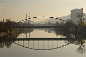 König-Karls-Brücke, Neckar, Stuttgart, Baden-Württemberg, Germany, Europe