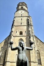 The collegiate church is the oldest Protestant church in Stuttgart and one of the city's landmarks.