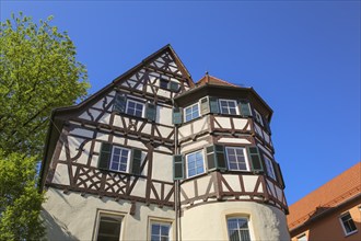 Building ensemble Münsingen Castle, today's vehicle registration authority, roof tiles, windows,