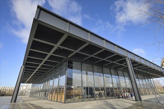 Neue Nationalgalerie, Kulturforum, Potsdamer Straße, Tiergarten, Mitte, Berlin, Germany, Europe