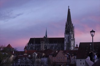 Regensburg, Bavaria, St Peter's Cathedral, March, Germany, Europe