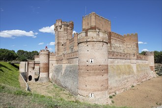 Castillo de La Mota, medieval castle and fortress in Medina del Campo, province of Valladolid,