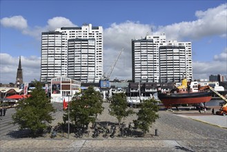 Europe, Germany, Bremen, Bremerhaven, Columbus Shopping Centre, foreground outdoor area, Maritime