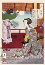 Tsukioka Yoshitoshi (1839 - 9 June 1892) one of the last great masters of the classic Japanese