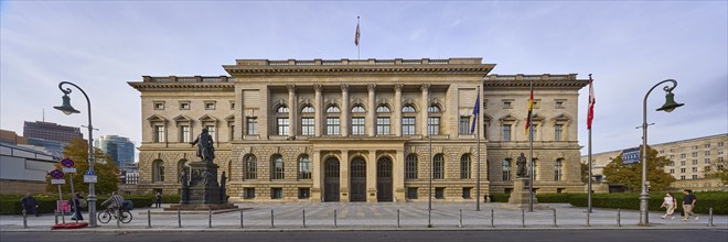 House of Representatives in the evening light, Niederkirchnerstraße, Berlin, capital city,