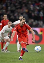 Penalty, Penalty kick Goal kick Action Goal chance Harry Kane FC Bayern Munich FCB (09) Allianz