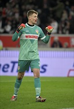 Goalkeeper Alexander Nübel VfB Stuttgart (33) MHPArena, MHP Arena Stuttgart, Baden-Württemberg,