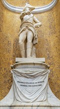 Bode Museum, marble statue of General von Seydlitz, Berlin, Germany, Europe