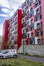 Student hall of residence of the Studierendenwerk Essen-Duisburg in Essen, over 310 furnished rooms