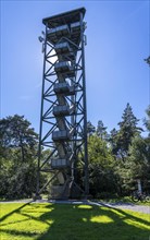 Fire watch tower on the Rennberg, near Flaesheim, Haltern am See, in the Haard forest area, one of