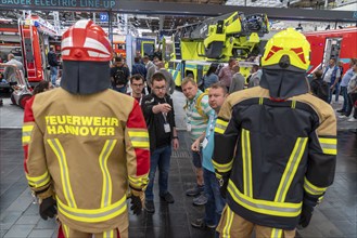 Interschutz 2022 trade fair in Hanover, the world's largest trade fair for fire, rescue and