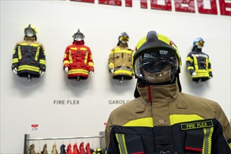 Personal protective equipment, clothing for firefighters, Interschutz 2022 trade fair in Hanover,