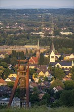 Residential estate in the countryside, terraced houses, multi-family houses, parts of former mining