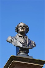 Monument in honour of Conradin Kreutzer, musician, conductor and composer, bust by Hans Baur,